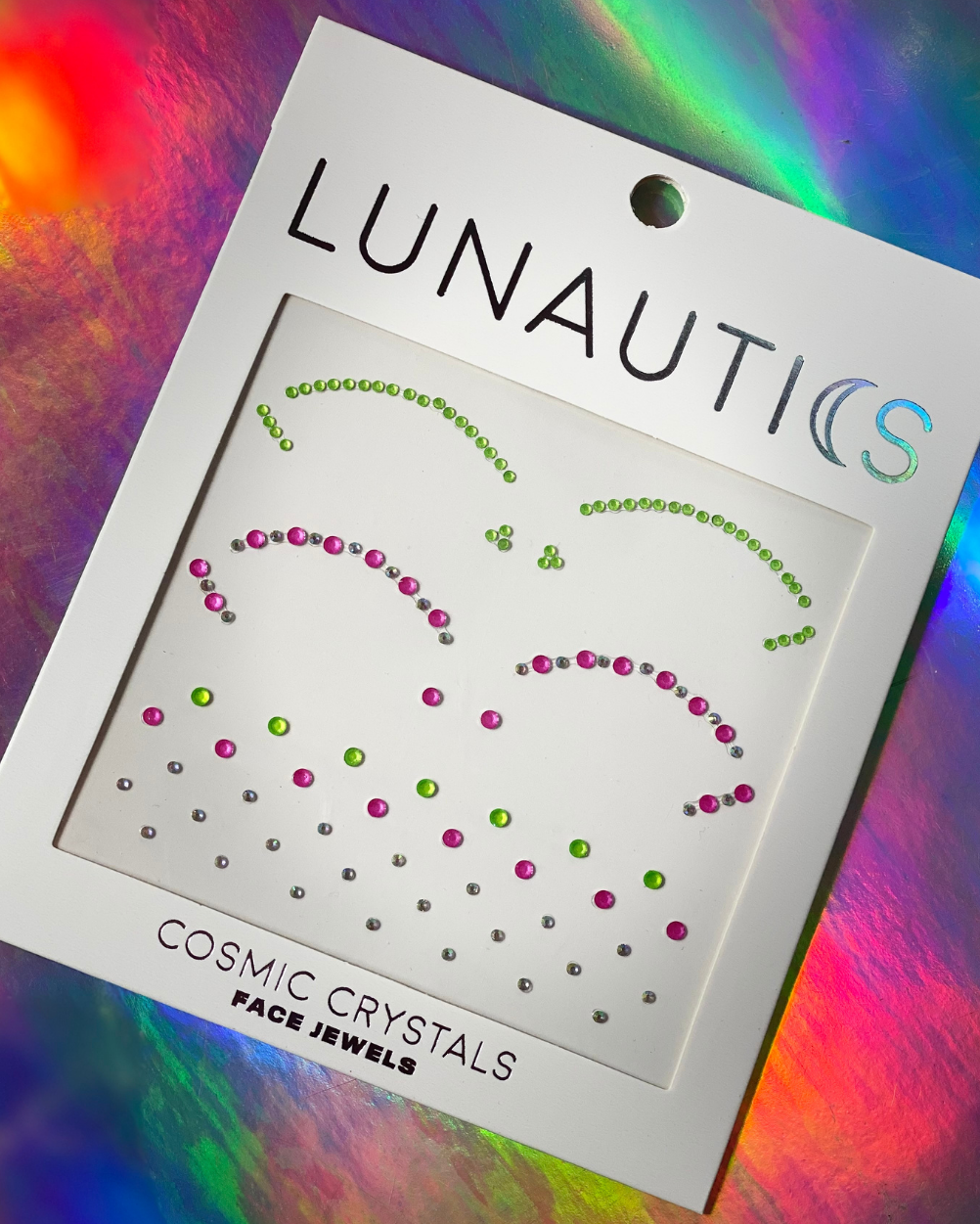 Neon Cut Crease Face Jewel - Lunautics Face Jewel